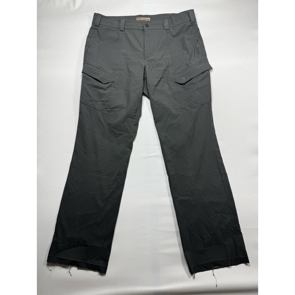 5.11 Tactical Women's Straight Leg Gray Cargo Pants - Size 16 (37x32)*